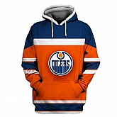 Oilers Orange All Stitched Hooded Sweatshirt,baseball caps,new era cap wholesale,wholesale hats
